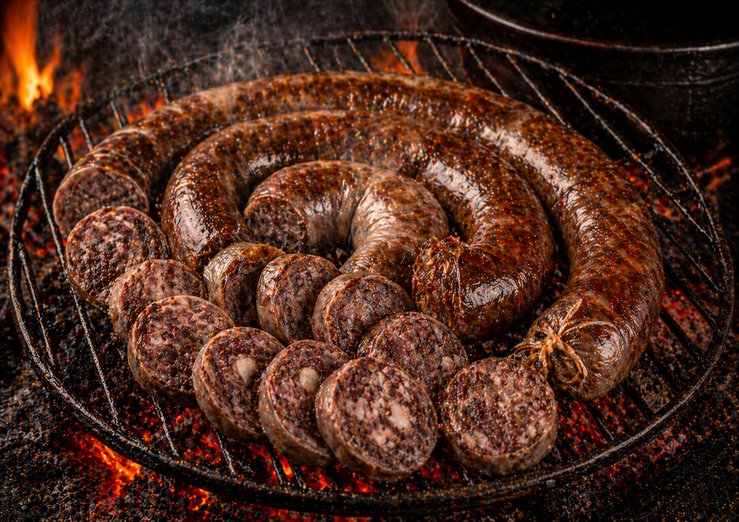 Казы на углях